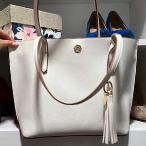 White purse